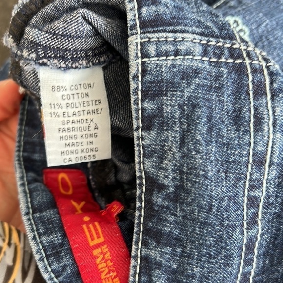 Vintage Y2K Medium Wash Denim Maxi Jean Skirt Size Small - Picture 9 of 10